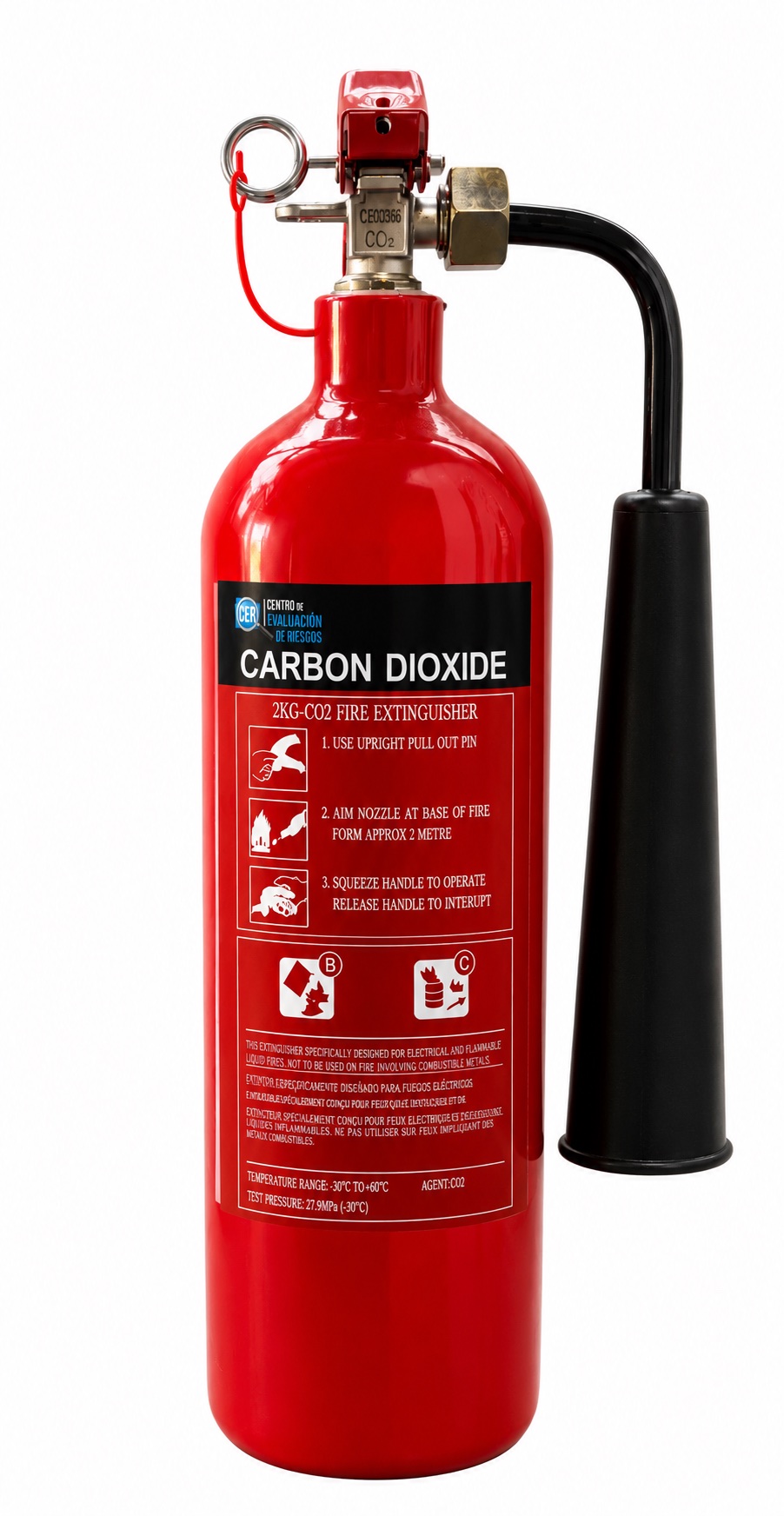 Extintor de dióxido de carbono